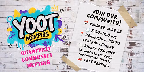 YOOT Quarterly Community Meeting | Dinner Provided!