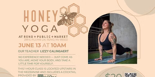 Honey Yoga at Reno Public Market