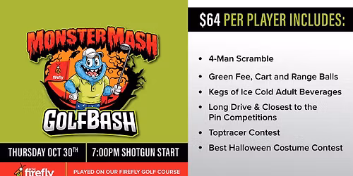 Monster Mash Golf Bash on The Firefly