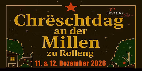\ud83c\udf1f \ud83e\udd8cChr\u00ebschtdag an der Millen\ud83c\udf84\ud83d\udd14