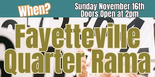 Fayetteville Quarter Rama