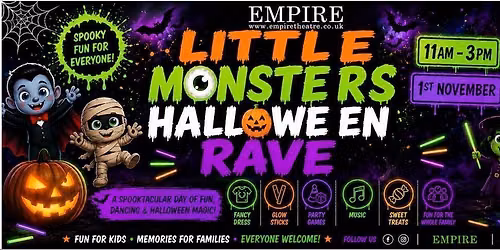 LITTLE MONSTERS PRESENTS : HALLOWEEN RAVE ROTHERHAM