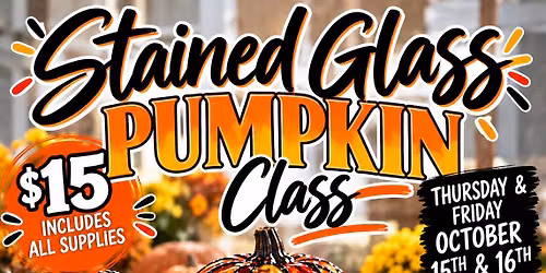 Stained Glass Painted Pumpkins