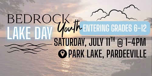 Bedrock Youth Lake Day