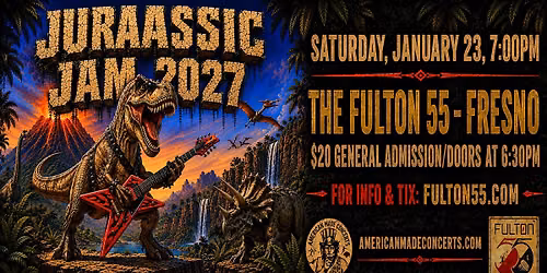 24TH ANNUAL JURASSIC ROCK JAM to Benefit Donovan's Disease!