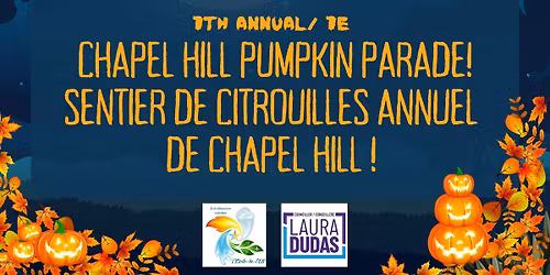 Chapel Hill Pumpkin Parade \/ Sentier de Citrouilles annuel de Chapel Hill