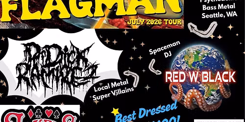 Super Hero Costume Rave (Heavy Metal Edition) fit. Flagman from Seattle, WA 