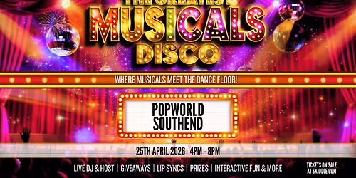 The Greatest MUSICALS Disco - Southend
