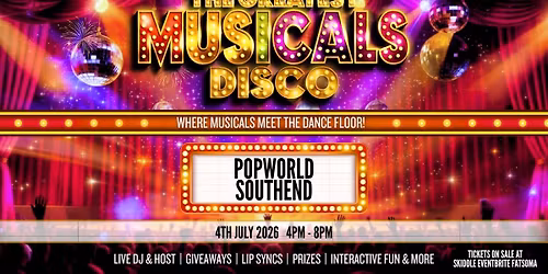 The Greatest MUSICALS Disco - Southend