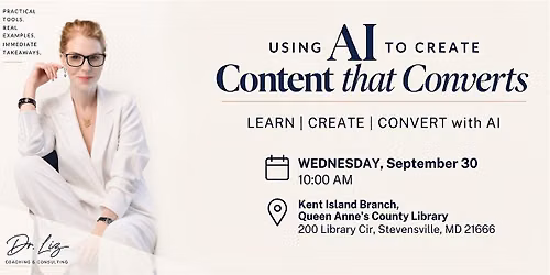 ESBC Morning Meetup: AI Content & Networking with Dr. Liz