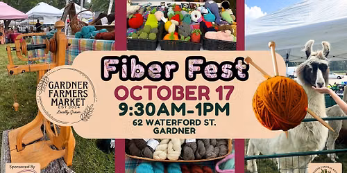 \ud83e\uddf6 Fiber Fest at the Gardner Farmers Market! \ud83c\udf42