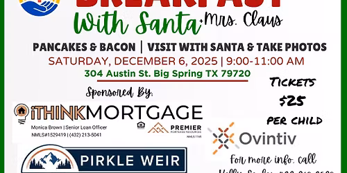 Breakfast with Santa & Mrs. Claus