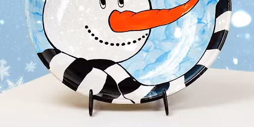 Ceramic Snowman Bowl