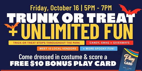 Trunk or Treat at Malibu Jack's Lexington!