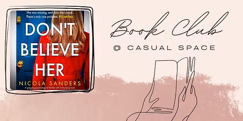 Thriller Book Club @ Casual Space