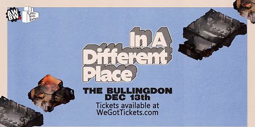In A Different Place 2026 all-dayer: Beaker, Bedd, MarysGarden and 13 more great local acts