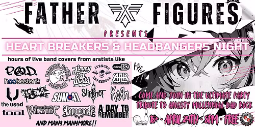 Father Figures: Heartbreakers & Headbangers Night at Rock 'n' Roll Pizza