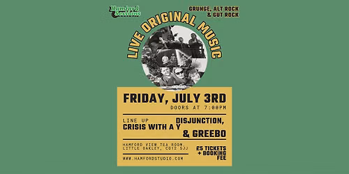 Disjunction, Crisis With A Y & Greebo - Hamford Sessions #3