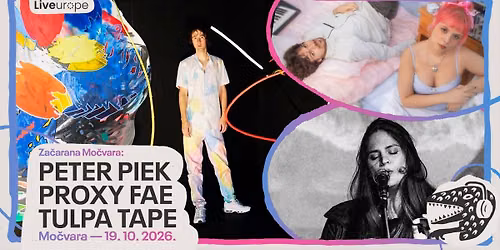 Za\u010darani electro dark-pop gig: Peter Piek, Proxy Fae i Tulpa Tape u Mo\u010dvari