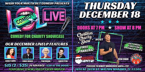 LOL LIVE: December 18 - Comedy For Charity Show