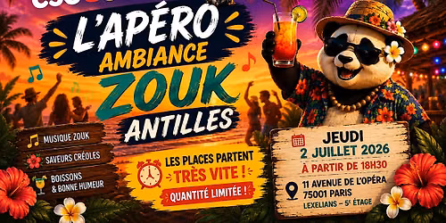Ap\u00e9ro ambiance zouk