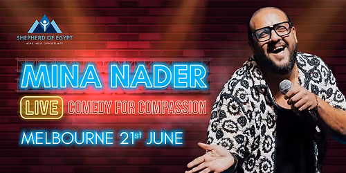 Mina Nader Live - Comedy for Compassion Melbourne