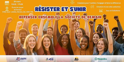 Parcours \u00ab S\u2019unir pour r\u00e9sister : repenser ensemble la soci\u00e9t\u00e9 de demain! \u00bb