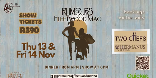 Rumours of Fleetwood Mac at Hermanus Golf Club, November 2025