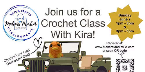 Crochet Your Own Dashboard Duck!