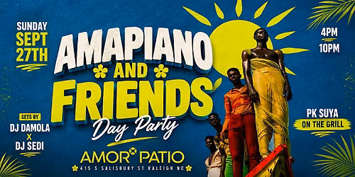Amapiano and Friends - Day Party Vibes; PK Suya, Free Entry