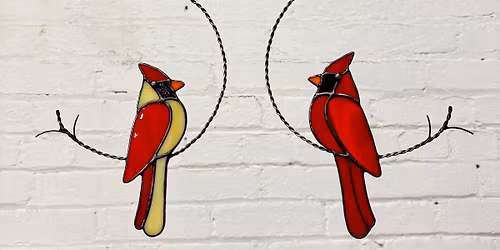 Cardinal Suncatcher Stained Glass Workshop - SOLD OUT