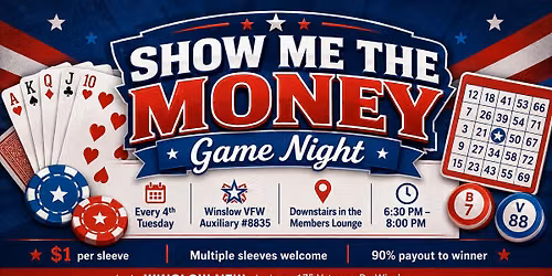 Show Me the Money Game Night at Winslow VFW