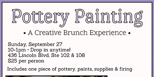 Pottery Painting with Rebel Hen