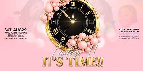 Ladies!! It's Time!!