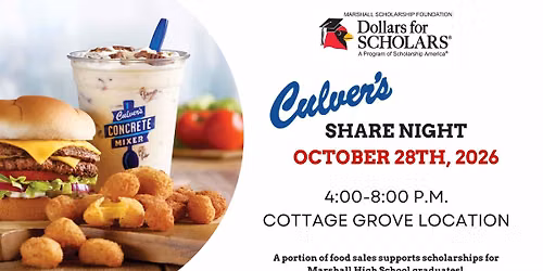 Culver's Share Night at Cottage Grove Location