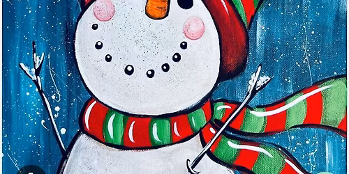 Joyful Snowman Canvas Paint Night  @ EXPRESS YOUR TALENT $20
