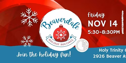The 48th Annual Beaverdale Holiday Boutique