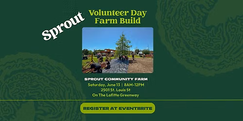 Volunteer Day- Farm Build