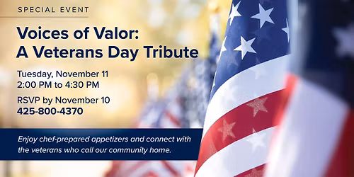 Special Event: A Veterans Day Tribute
