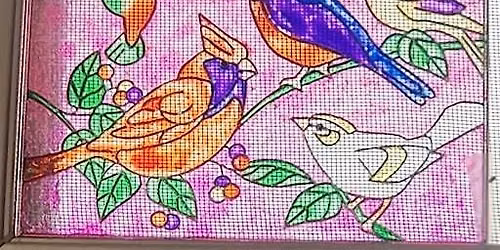 Stained Glass Painting Wildlife