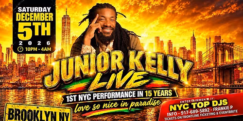 JUNIOR KELLY LIVE IN BROOKLYN