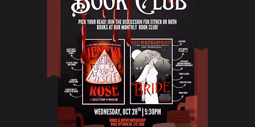 Books & Brews October Book Club | Bride & Sometimes I Scare Myself