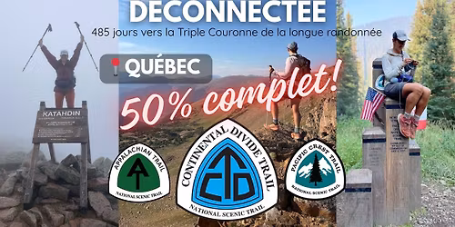 Conf\u00e9rence | D\u00c9CONNECT\u00c9E: marcher la Continental Divide Trail