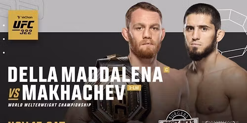 \ud83e\udd4a UFC 322: DELLA MADDALENA \ud83c\udd9a MAKHACHEV