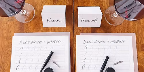 Modern Calligraphy for Beginners at Wilridge Pie Wine Bar