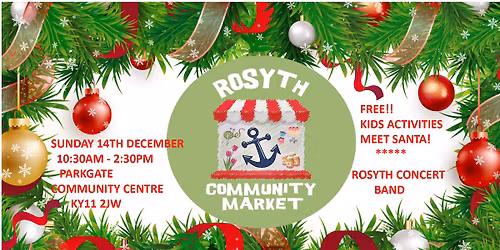 Rosyth Community Christmas Market 14th December