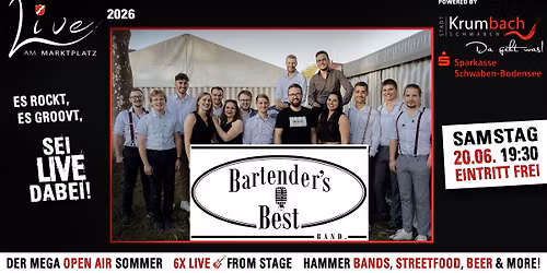 BARTENDER'S BEST bei Live am Marktplatz