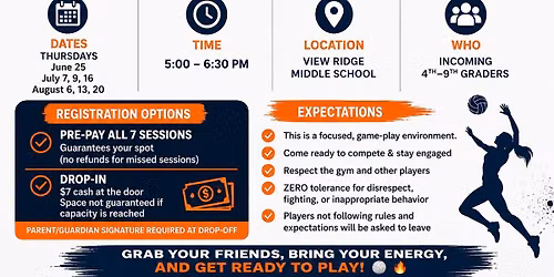 Youth Volleyball Open Gym