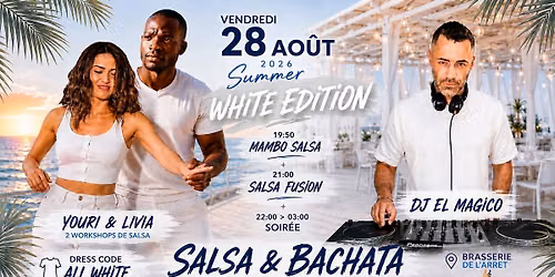 Smooth Salsa & Bachata Night with 2 Salsa workshops by Youri & Livia. Party with Dj El Magico