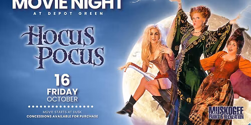 Movie Night at Depot Green - Featuring 'Hocus Pocus'